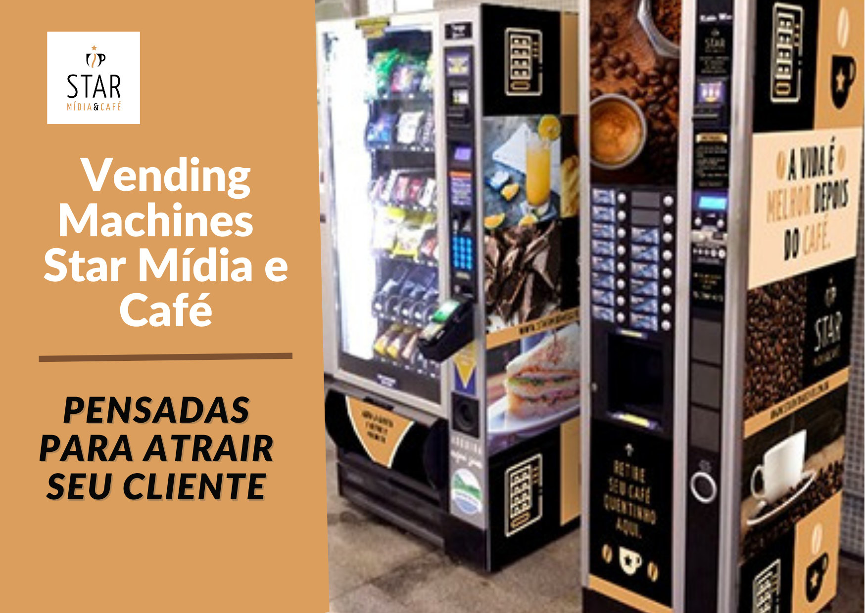 vending machine da Star Mídia e Café
